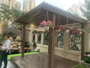 Trụ gỗ ngoài trời HW150C150