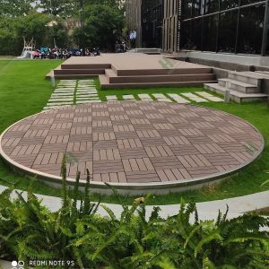 Sàn vỉ nhựa ngoài trời HW300V300 ngoài trời