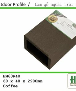 Lam gỗ ngoài trời HW60R40 cà phê