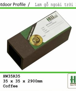 LAM GỖ NGOÀI TRỜI HW35R35 cà phê đậm
