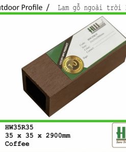 LAM GỖ NGOÀI TRỜI HW35R35 cà phê nhạt