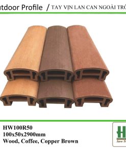 tay vịn lan can ngoài trời hw100r50