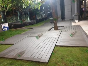 sàn gỗ ngoài trời HW140S25GL sàn ngoài trời sàn ngoài sân