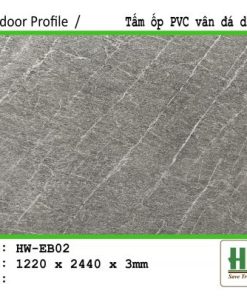 Tấm ốp pvc vấn đá dập nổi 3d HW EB02