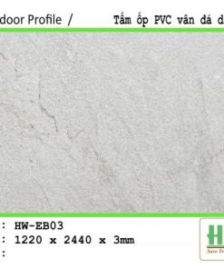 Tấm ốp pvc vấn đá dập nổi 3d HWEB03