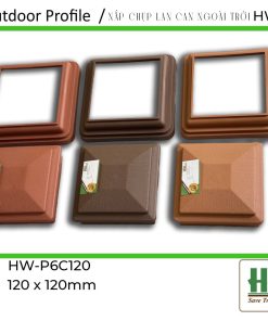 nắp chụp lan can ngoài trời HW-P6C120