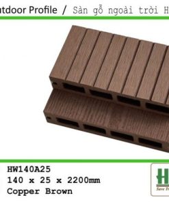 àn gỗ ngoài trời HW140A25 cà phê
