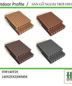 Sàn gỗ ngoài trời HW140T25