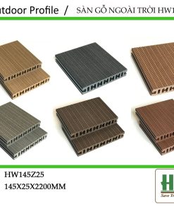 Sàn gỗ ngoài trời HW145Z25