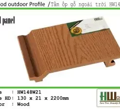 Tấm ốp gỗ ngoài trời HW148W21 gỗ