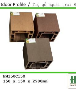 Trụ gỗ ngoài trời HW150C150