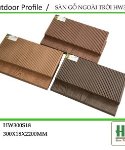 Sàn gỗ ngoài trời HW300S18