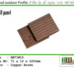 Thanh đa năng ngoài trời HW71W10 nâu đỏ