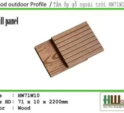 Thanh đa năng ngoài trời HW71W10 gỗ