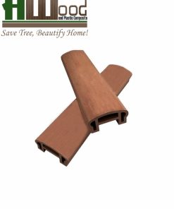 tay vịn lan can ngoài trời hw100r50 màu cà phê