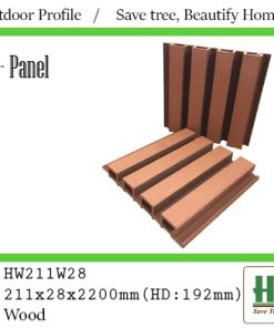 Tấm ốp lam sóng HW211W28 gỗ
