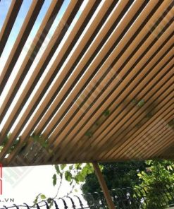 lam gỗ ngoài trời hw160r80 mẫu giàn