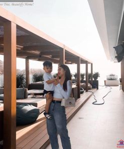 Trụ gỗ ngoài trời HW150C150