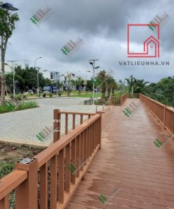 Trụ gỗ ngoài trời HW120C120