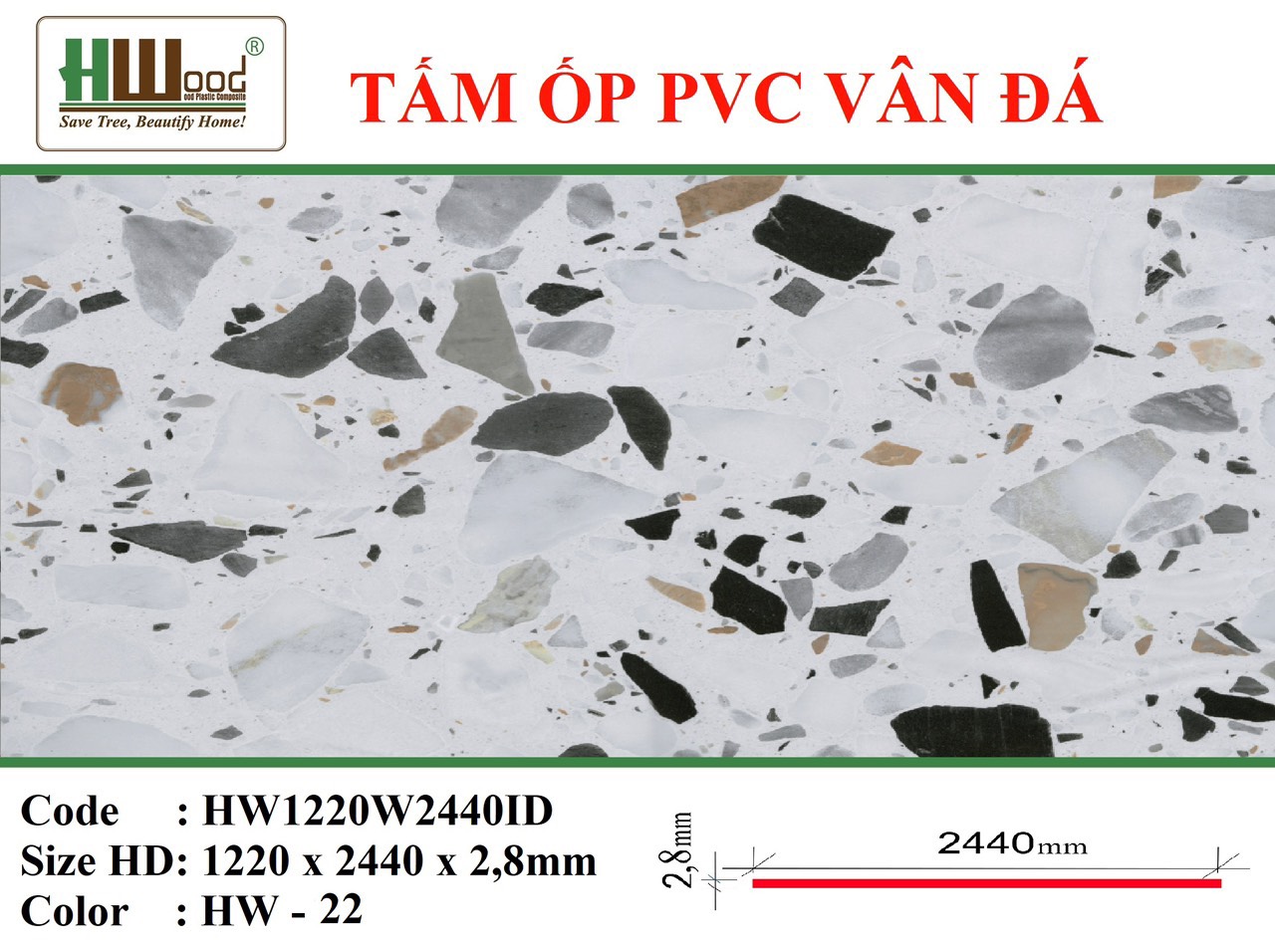 Tấm ốp PVC Đá Hoa Cương - Ảnh 24