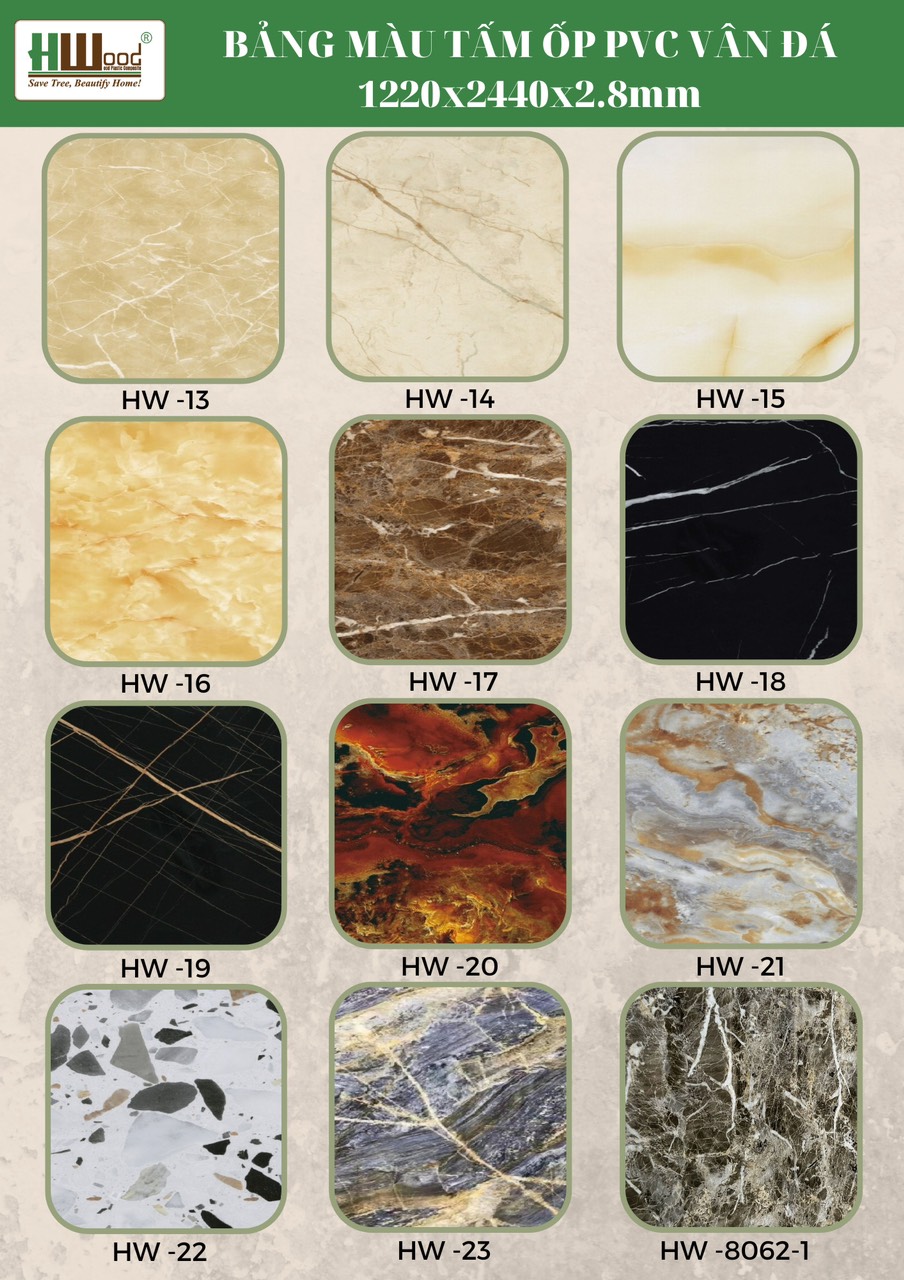 Tấm ốp PVC Đá Hoa Cương