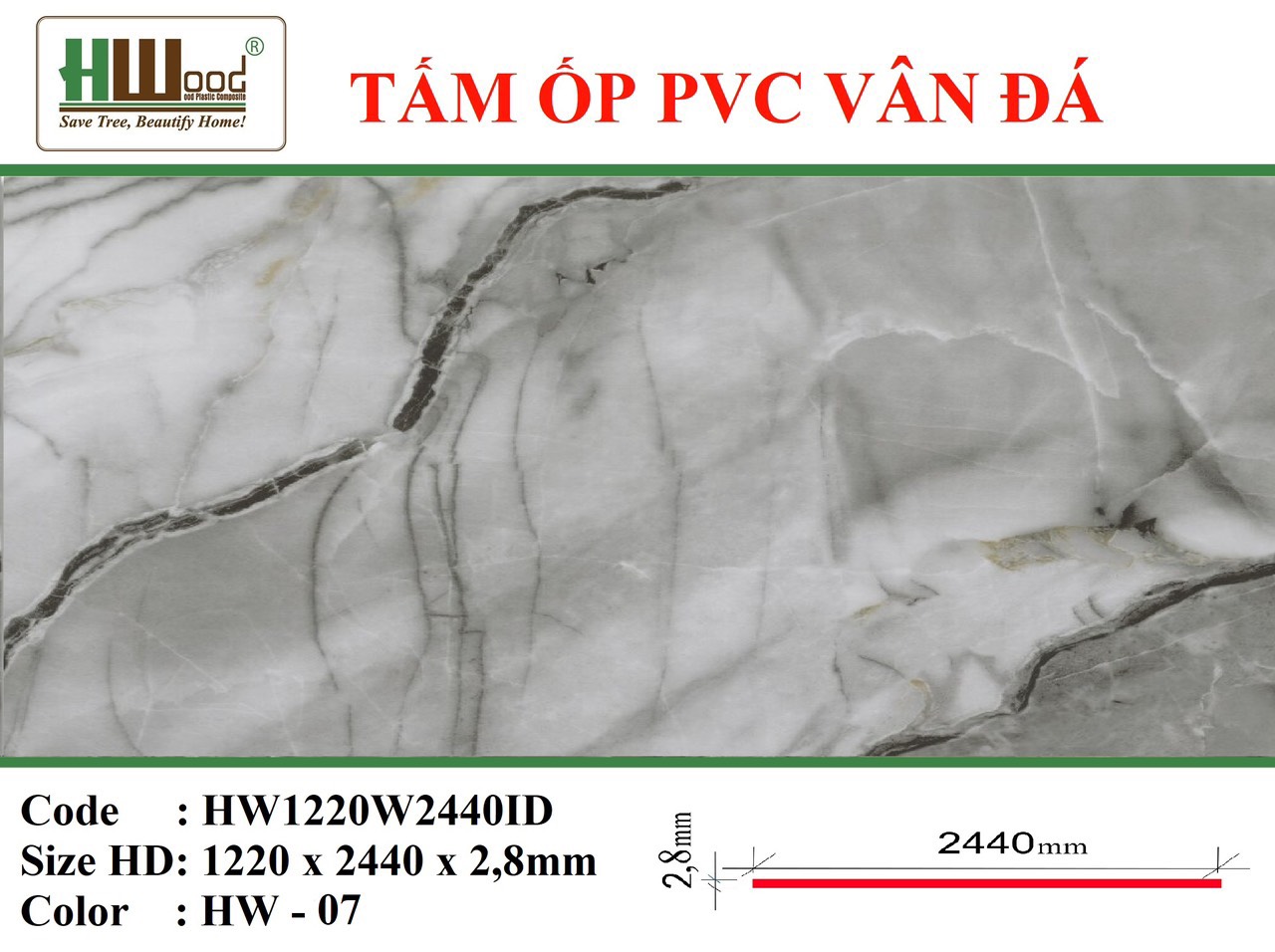 Tấm ốp PVC Đá Hoa Cương - Ảnh 9