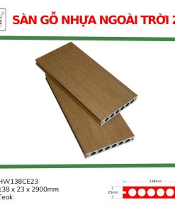 Sàn Gỗ Nhựa Ngoài Trời 2 Da cao cấp